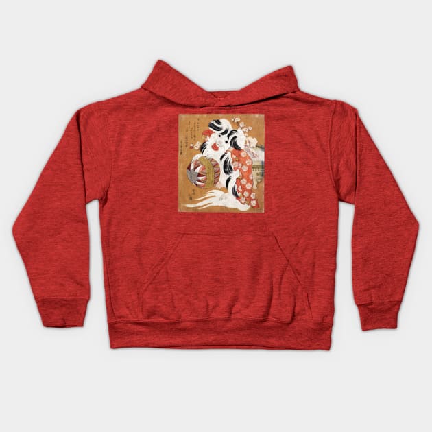 Year of the dog, 1814 Kids Hoodie by UndiscoveredWonders